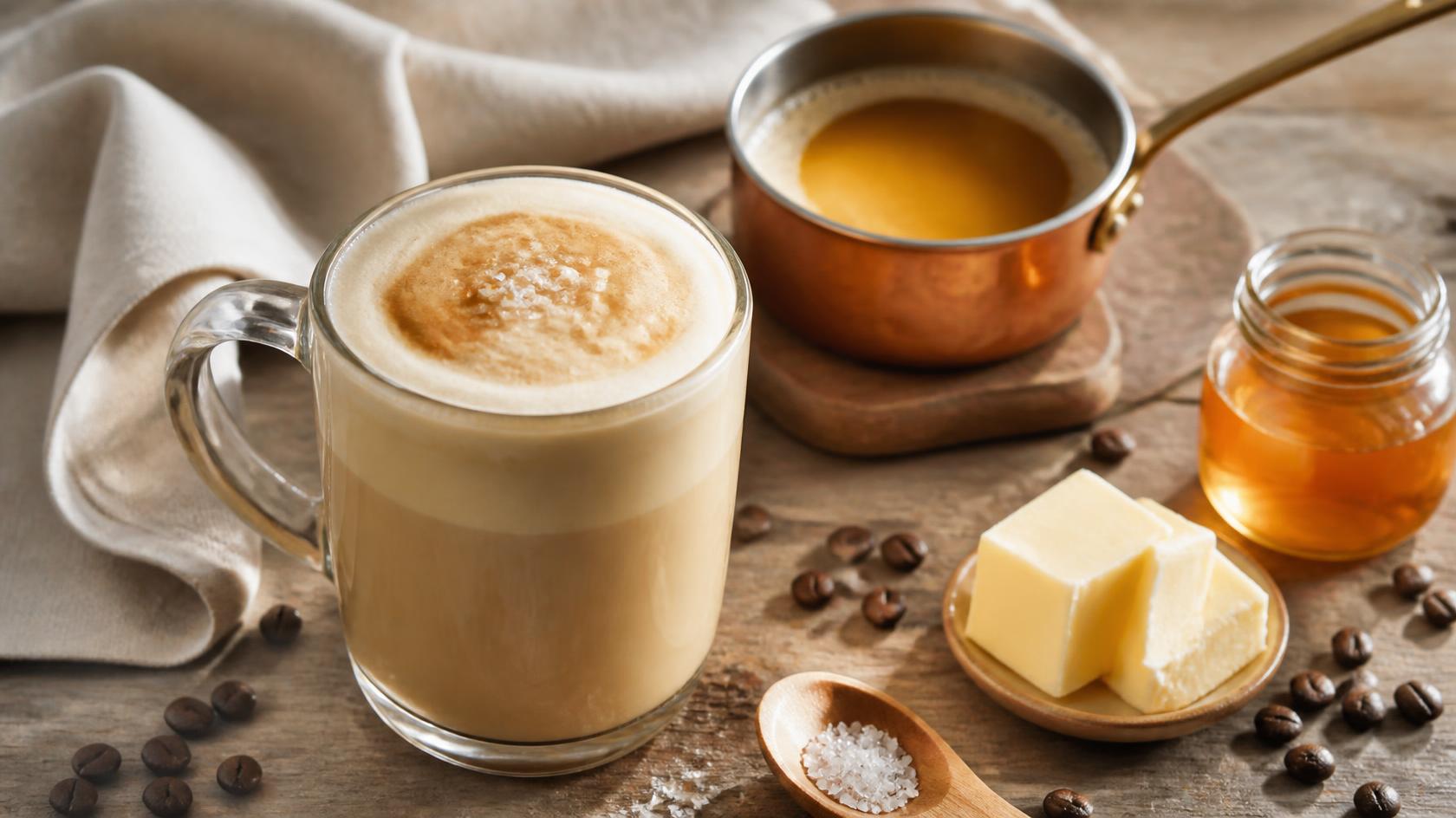 Barna vajas kávé latte tejhabbal