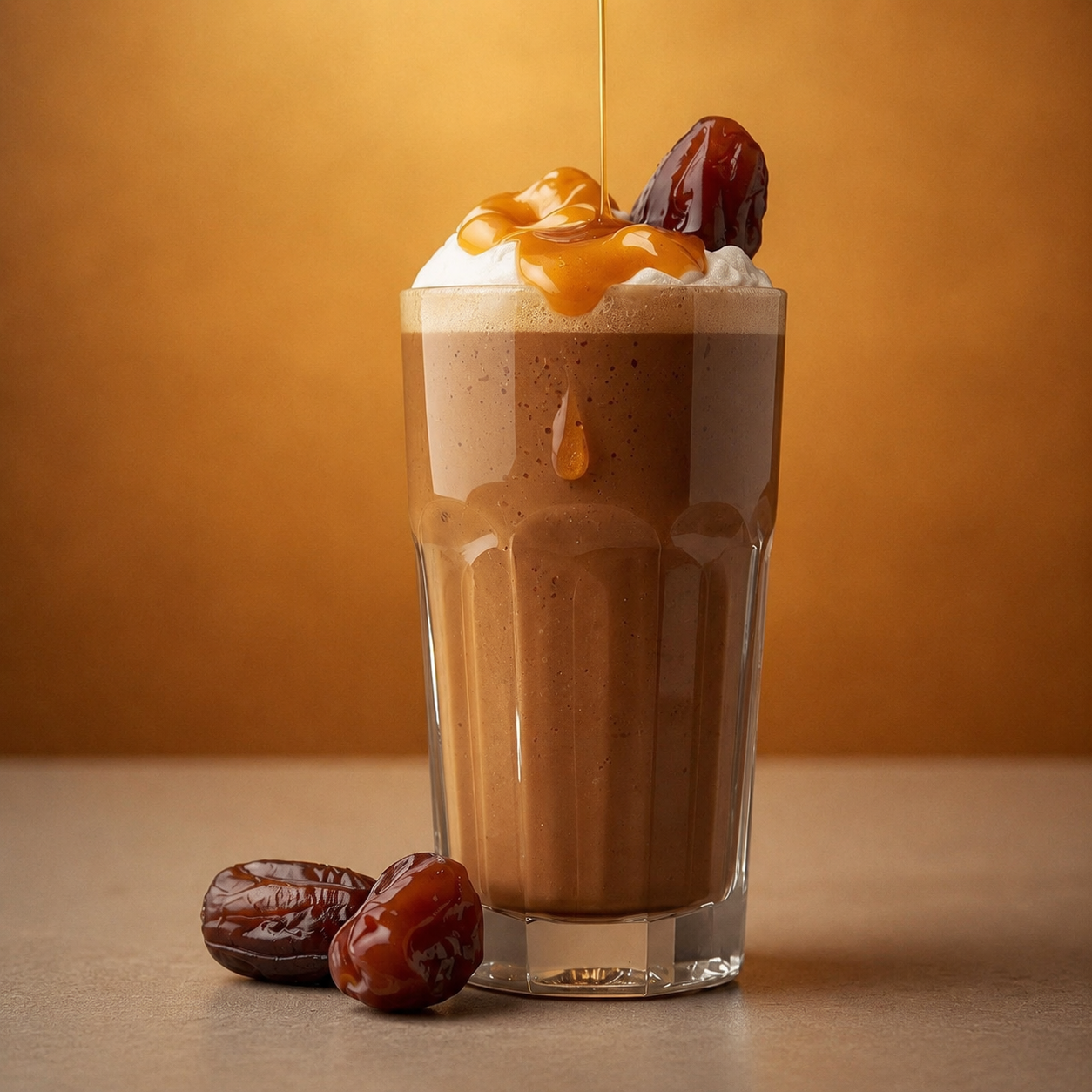 datolya karamell smoothie